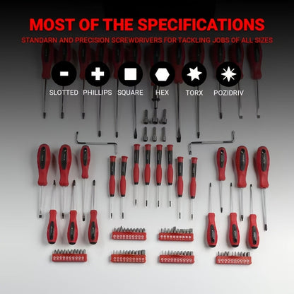 10/100/126/132pcs Magnetic Precision Screwdriver Set with Insulated Tips & Plastic Case - Professional Electronics Repair Kit Suitable for Electronics, Smartphones, Devices, Auto Repair, DIY - Ideal for Daily Use & Holiday Gi    Home Decor Supply | Online Retail | ShoreShopper.com