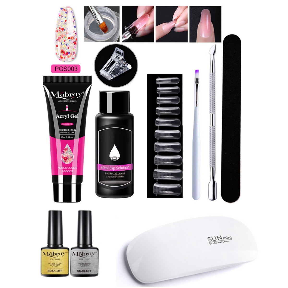 7-Piece Nail Art Crystal Extender Set    Home Decor Supply | Online Retail | ShoreShopper.com