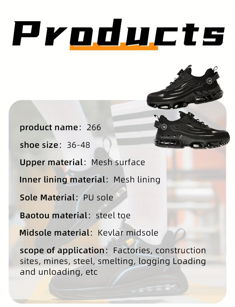 Buttoned Anti-Crush, Anti-Puncture, Comfortable, Breathable And Protective Safety Shoes    Home Decor Supply | Online Retail | ShoreShopper.com