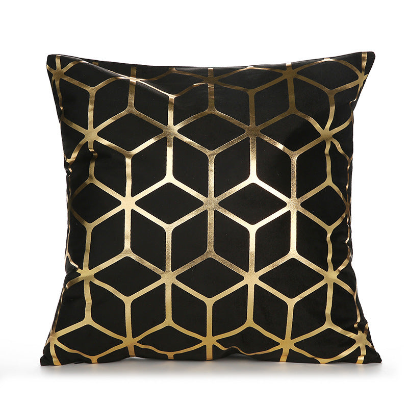 Sofa cushion cover bronzing waist pillowcase    Home Decor Supply | Online Retail | ShoreShopper.com