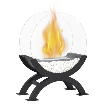 Black Arch Semicircle Fireplace Lamp for Home Heating - ShoreCo.Shop