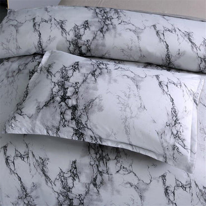 Pillowcase home textile bedding four-piece marble    Home Decor Supply | Online Retail | ShoreShopper.com
