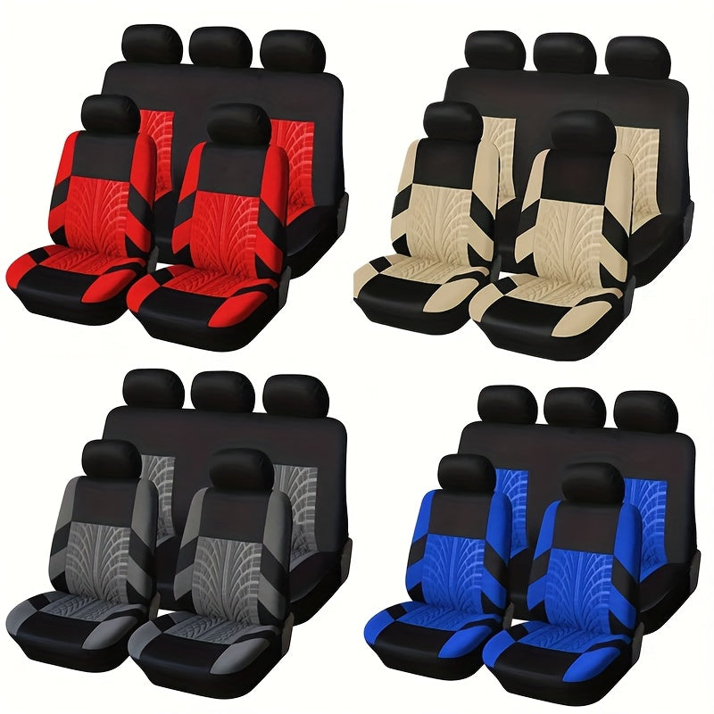 Tire Track Seat Covers Breathable Universal Set of 5    Home Decor Supply | Online Retail | ShoreShopper.com