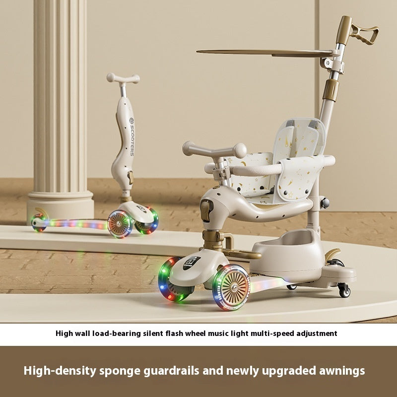 Children's Scooter Multifunctional Music Flash Scooter    Home Decor Supply | Online Retail | ShoreShopper.com
