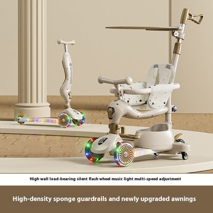 Children's Scooter Multifunctional Music Flash Scooter    Home Decor Supply | Online Retail | ShoreShopper.com