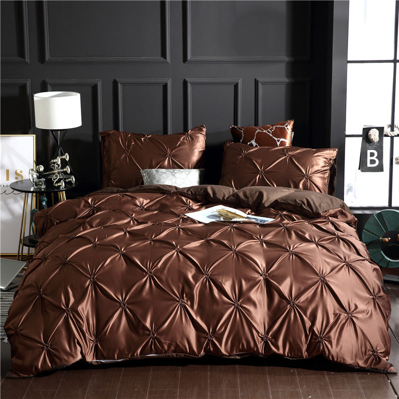 Three-piece Solid Color Bed Sheet Duvet Cover    Home Decor Supply | Online Retail | ShoreShopper.com