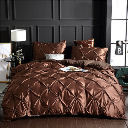 Three-piece Solid Color Bed Sheet Duvet Cover    Home Decor Supply | Online Retail | ShoreShopper.com