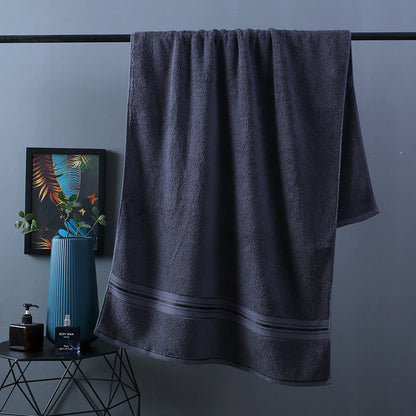 Pure Color Thick Cotton Bath Towel Set Towel Set Increased Pure Cotton Beach Towel Beauty Salon Bath Towel    Home Decor Supply | Online Retail | ShoreShopper.com