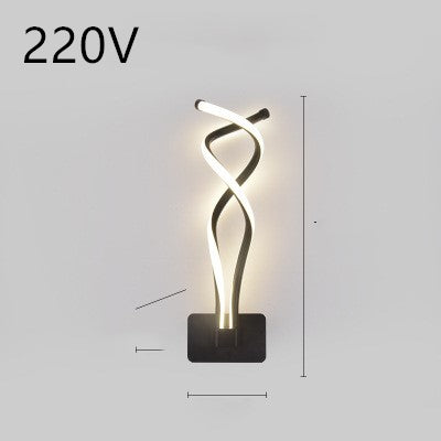 led wall lamp nordic minimalist bedroom bedside lamp    Home Decor Supply | Online Retail | ShoreShopper.com