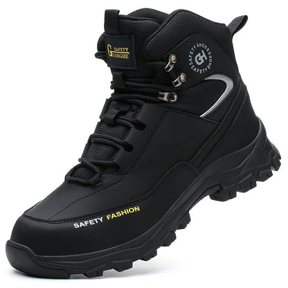 Men's Heavy-Duty High-Quality Work Boots with Steel Toe - All-Terrain Traction Rubber Sole, Cushioned Insole and Arch Support - Four-Season Construction, Industrial, Farm and Outdoor Boots - Ideal for Construction, Warehousin    Home Decor Supply | Online Retail | ShoreShopper.com