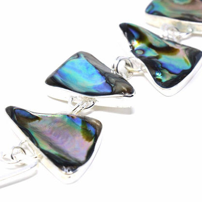 Bracelet, Abalone Triangle Link    Home Decor Supply | Online Retail | ShoreShopper.com