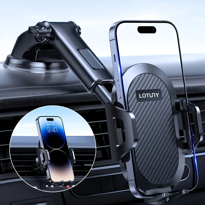 LOTUNY Car Phone Holder, Universal Hands-Free Phone Holders for Your Car, 3-in-1 Phone Mount for CarAir Vent Compatible with for iphone for samsung Google and All 4" to 7, 2" Phones    Home Decor Supply | Online Retail | ShoreShopper.com