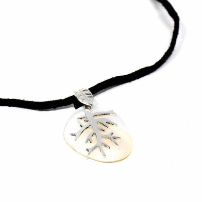 Pendant, Silver Branches on Mother of Pearl    Home Decor Supply | Online Retail | ShoreShopper.com