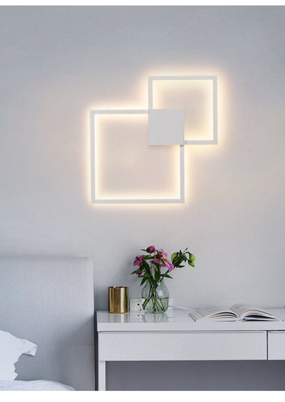 Simple geometric line LED shape wall light    Home Decor Supply | Online Retail | ShoreShopper.com