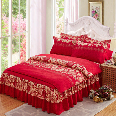Bilateral bed skirt bedspread Simmons bed cover    Home Decor Supply | Online Retail | ShoreShopper.com