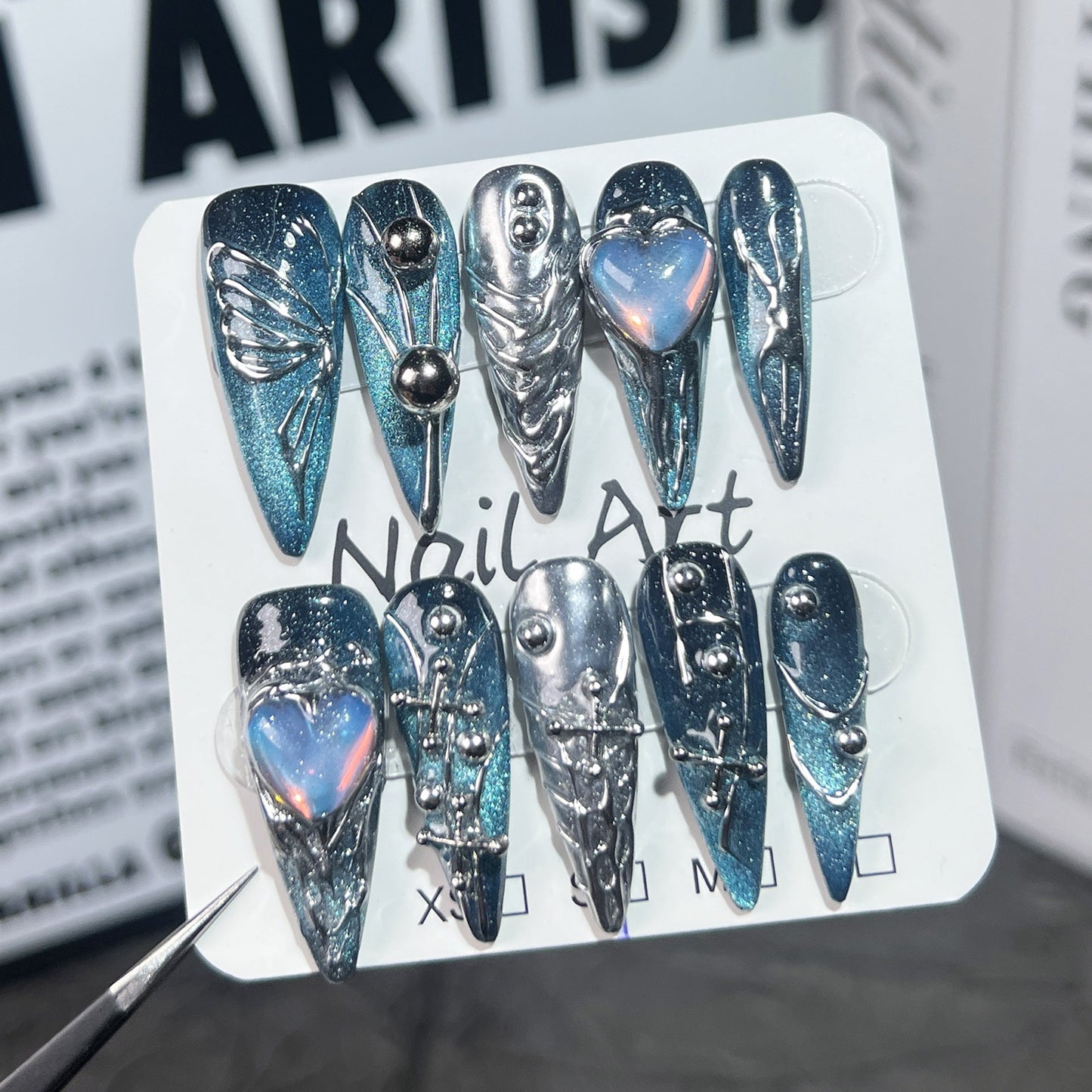 Handmade Nail Art Galaxy Creative Hand-painted Butterfly    Home Decor Supply | Online Retail | ShoreShopper.com