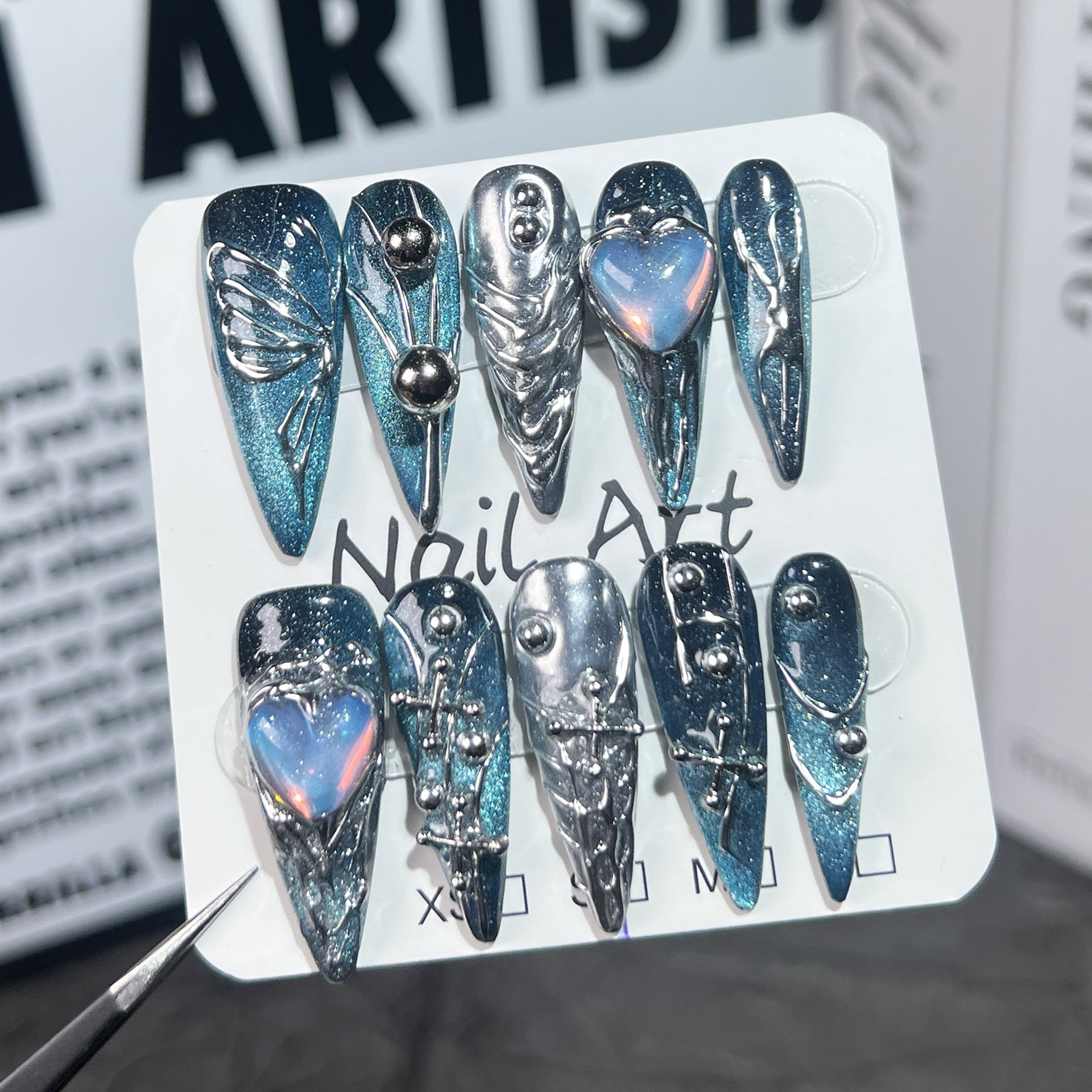 Handmade Nail Art Galaxy Creative Hand-painted Butterfly    Home Decor Supply | Online Retail | ShoreShopper.com