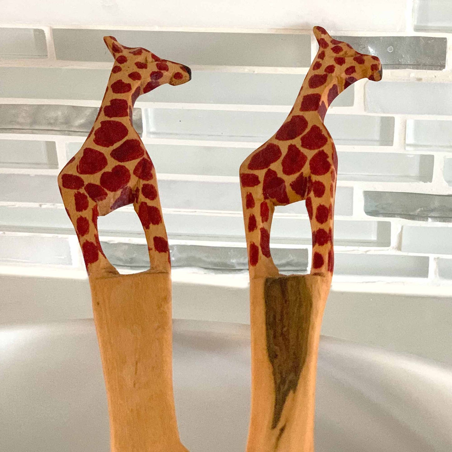 Giraffe Salad Serving Set    Home Decor Supply | Online Retail | ShoreShopper.com