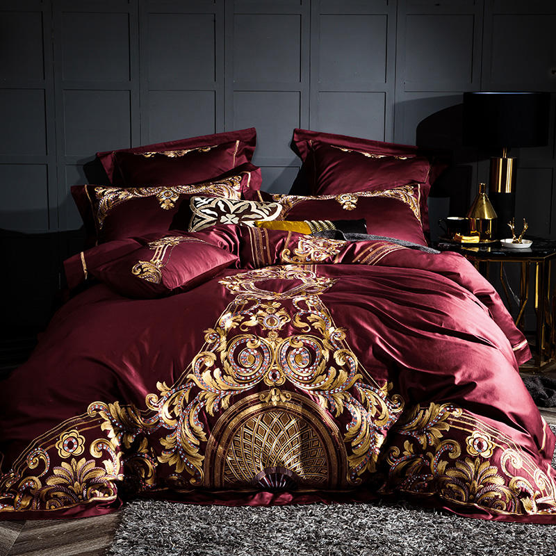 Four-piece embroidery bed    Home Decor Supply | Online Retail | ShoreShopper.com