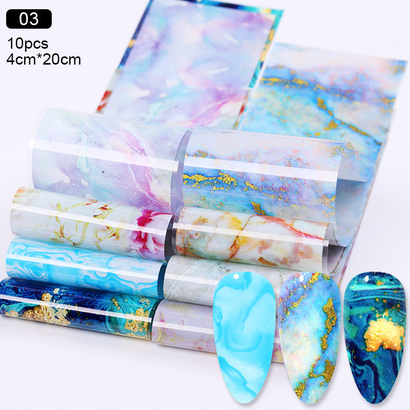 Nail Art Starry Paper Marble Pattern Constellation Starry Sky Series Transfer Paper    Home Decor Supply | Online Retail | ShoreShopper.com
