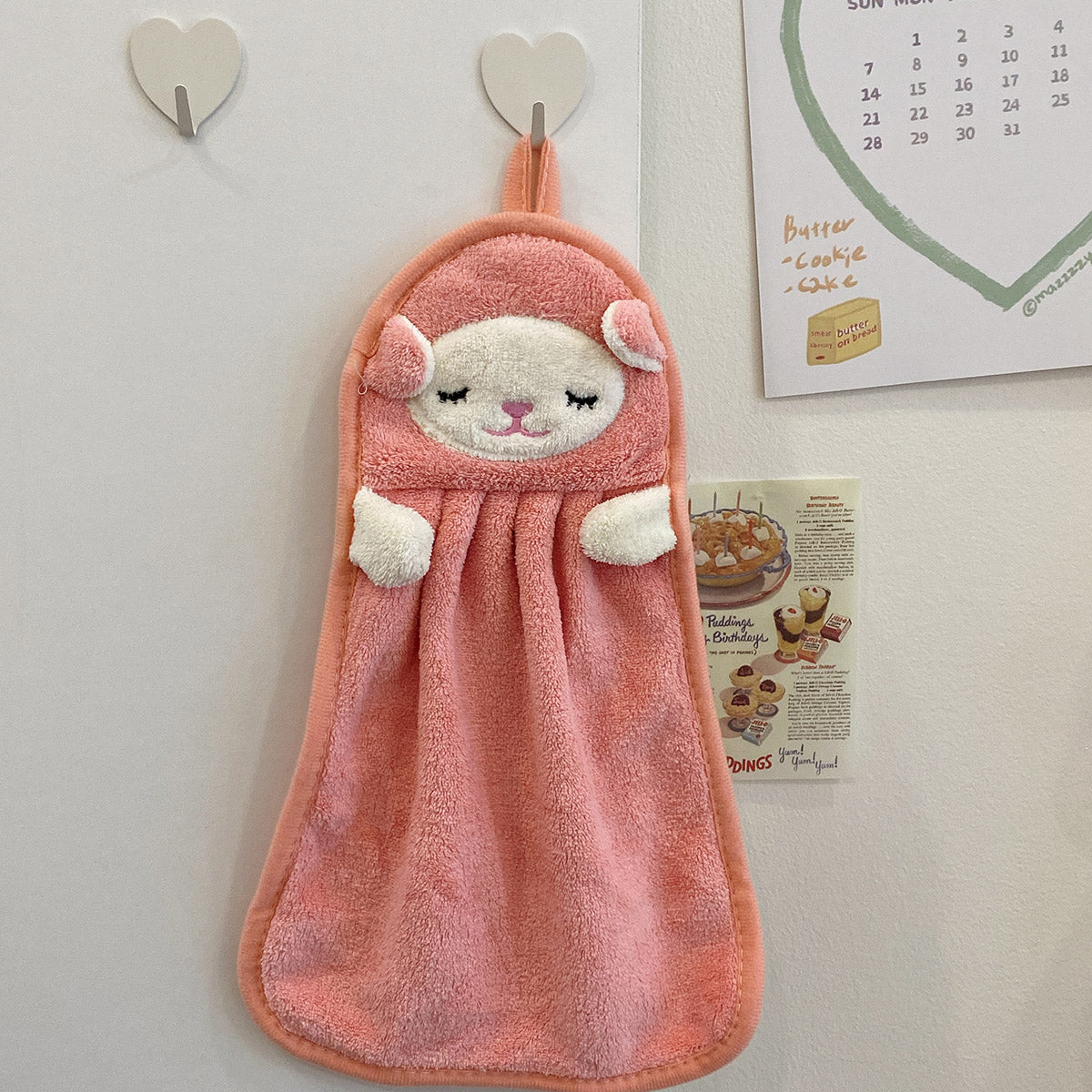 Towels Can Hang Coral Fleece Absorbent Towels To Wipe Face Bathroom Children    Home Decor Supply | Online Retail | ShoreShopper.com