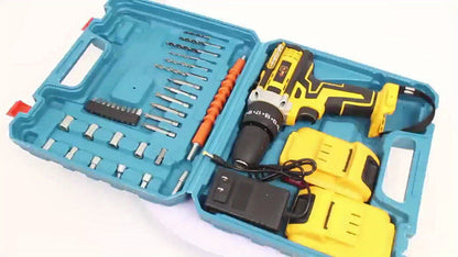 21V Multi-function Impact Drill Set Wireless Power w/ Battery And Quick Charger    Home Decor Supply | Online Retail | ShoreShopper.com