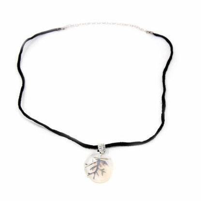 Pendant, Silver Branches on Mother of Pearl    Home Decor Supply | Online Retail | ShoreShopper.com