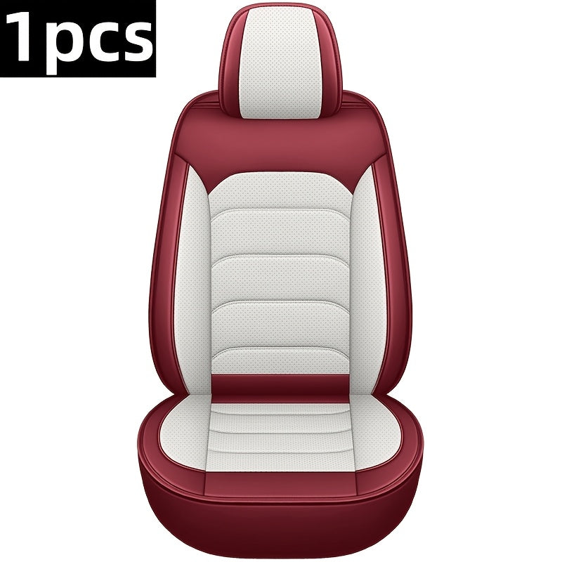 1pc and 2pcs Luxury Faux Leather Car Front Seat Covers | Universal Fit, Independent Seat Design for Main Driver/Co-driver, All-inclusive Sports Car Seat, Suitable for Cars, SUVs, and Pickup Trucks    Home Decor Supply | Online Retail | ShoreShopper.com