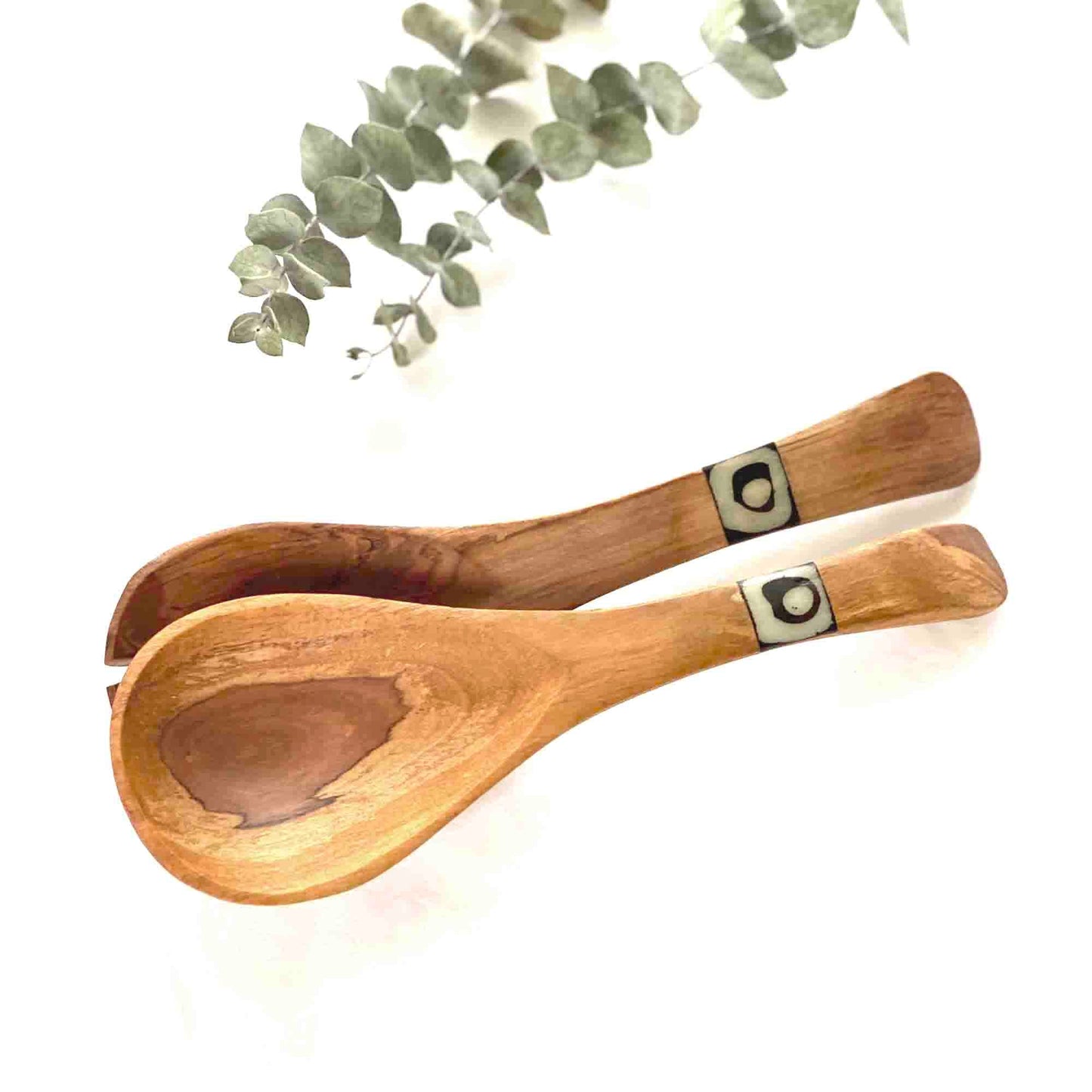 Olive Wood Serving Set, Small with Batik Inlay    Home Decor Supply | Online Retail | ShoreShopper.com