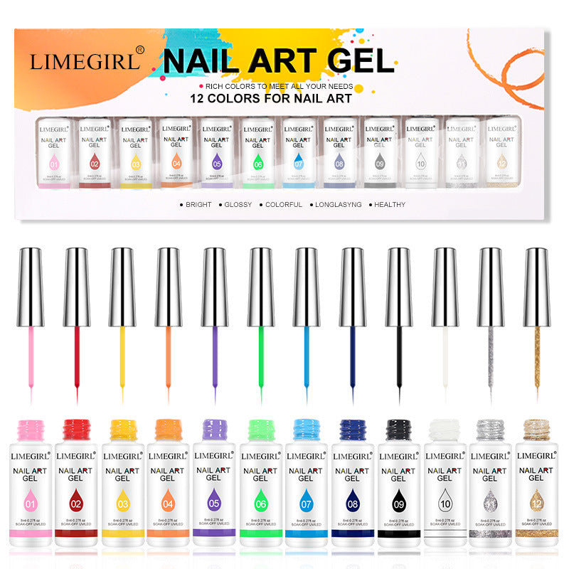 Nail Art Drawing Glue Phototherapy Painted Glue Spray Paint    Home Decor Supply | Online Retail | ShoreShopper.com
