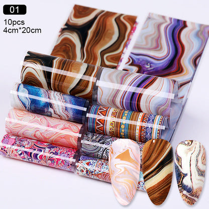 Nail Art Starry Paper Marble Pattern Constellation Starry Sky Series Transfer Paper    Home Decor Supply | Online Retail | ShoreShopper.com