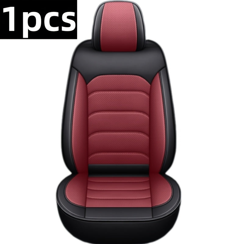 1pc and 2pcs Luxury Faux Leather Car Front Seat Covers | Universal Fit, Independent Seat Design for Main Driver/Co-driver, All-inclusive Sports Car Seat, Suitable for Cars, SUVs, and Pickup Trucks    Home Decor Supply | Online Retail | ShoreShopper.com
