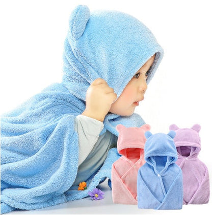 Cotton baby care hooded bath towel    Home Decor Supply | Online Retail | ShoreShopper.com