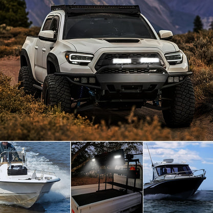 Pro-Series LED Off-Road Light Bar & Work Light Pods | 4" - 21" Weatherproof Lighting Kits    Home Decor Supply | Online Retail | ShoreShopper.com