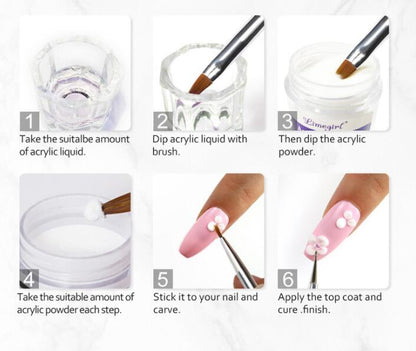 Extend Nail Art Crystal Powder Liquid Set    Home Decor Supply | Online Retail | ShoreShopper.com