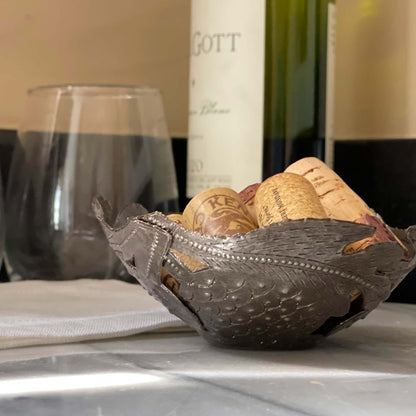 Decorative Drum Art Bowl or Votive, Fruit on Vine    Home Decor Supply | Online Retail | ShoreShopper.com