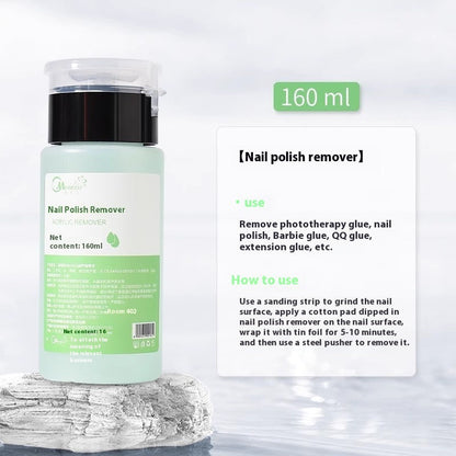 Nail Art Press Bottle Nail Remover Cleaning Solution    Home Decor Supply | Online Retail | ShoreShopper.com