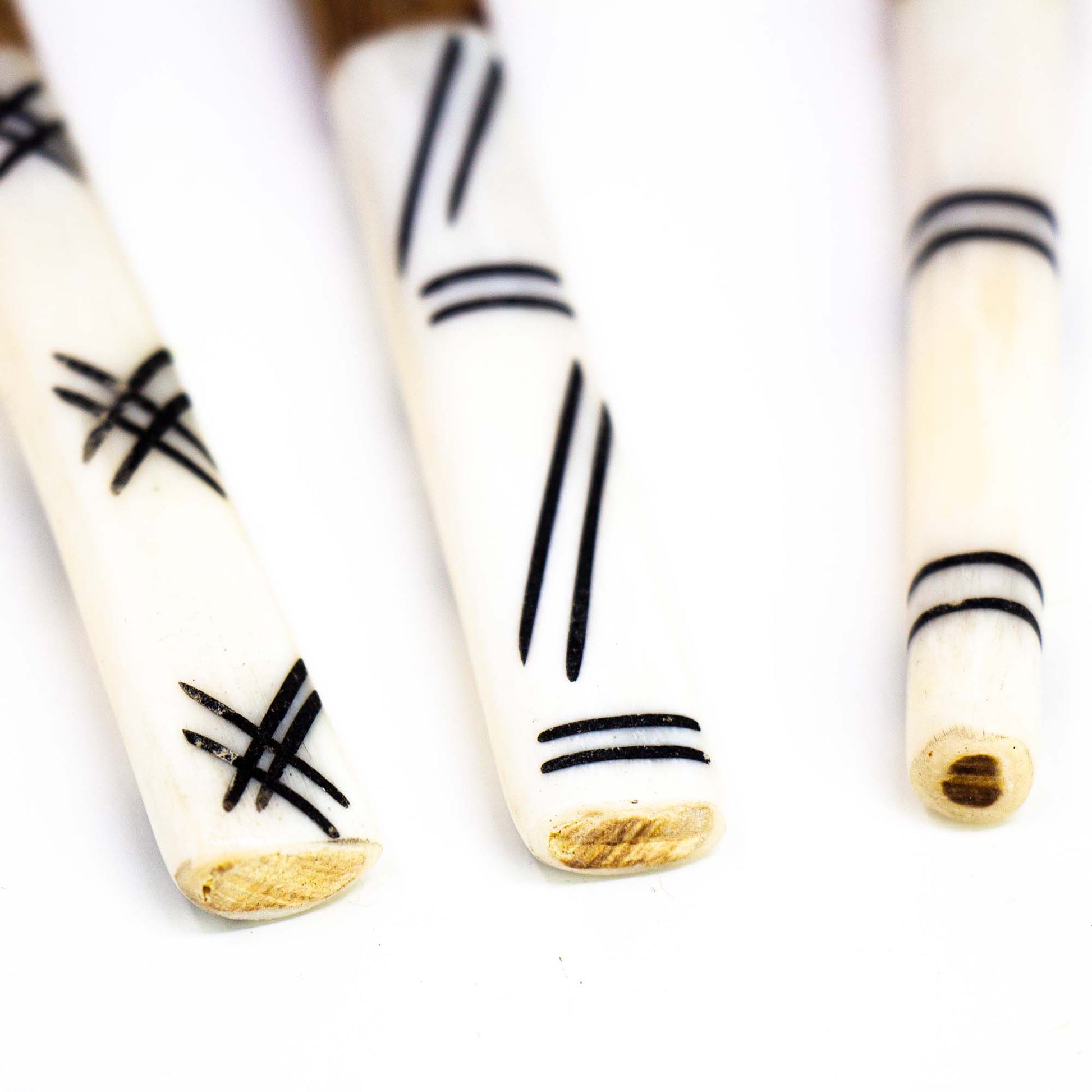 Simple Batik Olive Wood Fork Set of 3    Home Decor Supply | Online Retail | ShoreShopper.com