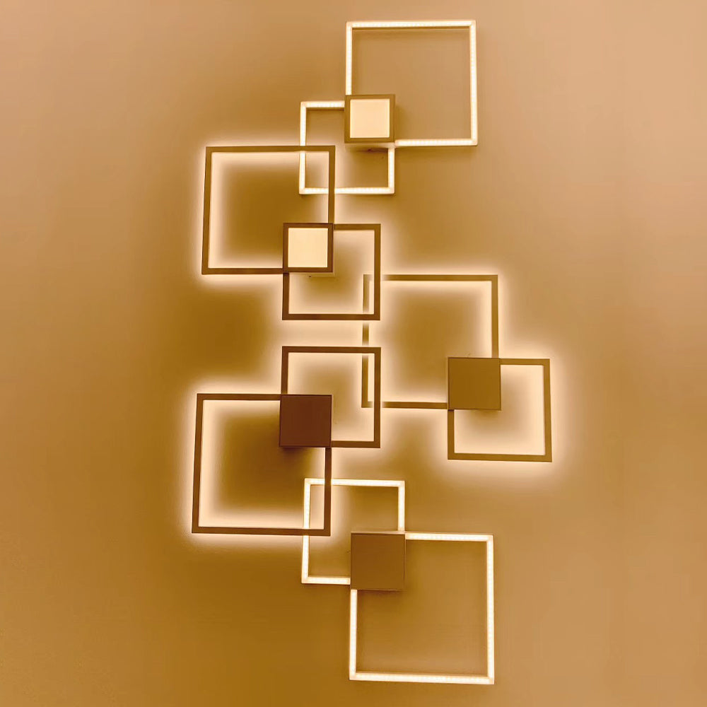 Simple geometric line LED shape wall light    Home Decor Supply | Online Retail | ShoreShopper.com