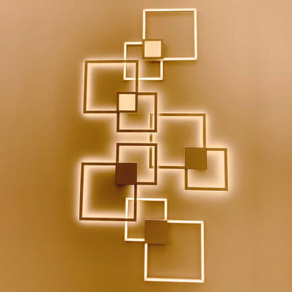 Simple geometric line LED shape wall light    Home Decor Supply | Online Retail | ShoreShopper.com