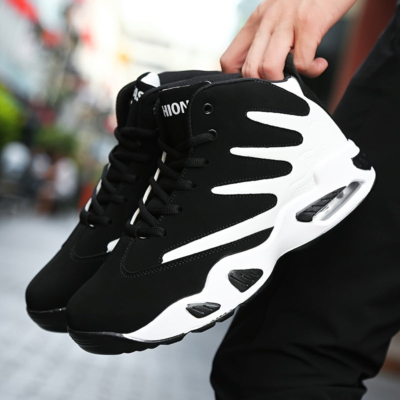Professional Basketball Shoes for Men, Comfortable High-top Breathable Non-slip Shock Absorbing Lace-up Cushion Sneakers for Training, Running And Stepping    Home Decor Supply | Online Retail | ShoreShopper.com