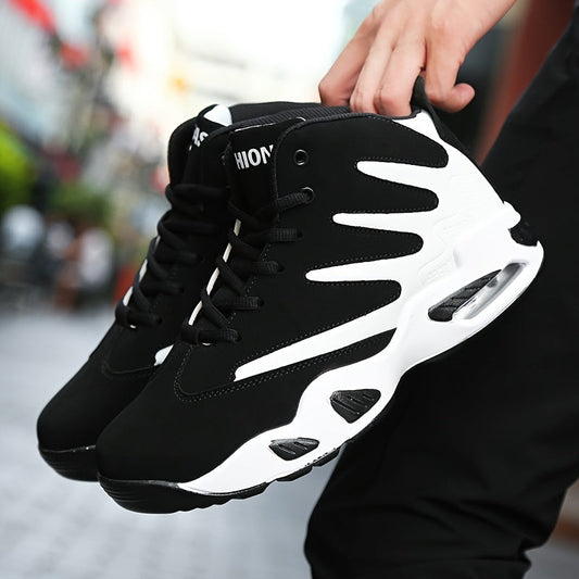 Professional Basketball Shoes for Men, Comfortable High-top Breathable Non-slip Shock Absorbing Lace-up Cushion Sneakers for Training, Running And Stepping    Home Decor Supply | Online Retail | ShoreShopper.com