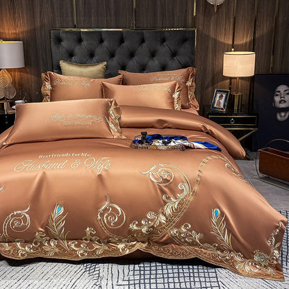 Ice Silk Quilt Sets Bed Sheets Bedding Four-piece Set    Home Decor Supply | Online Retail | ShoreShopper.com
