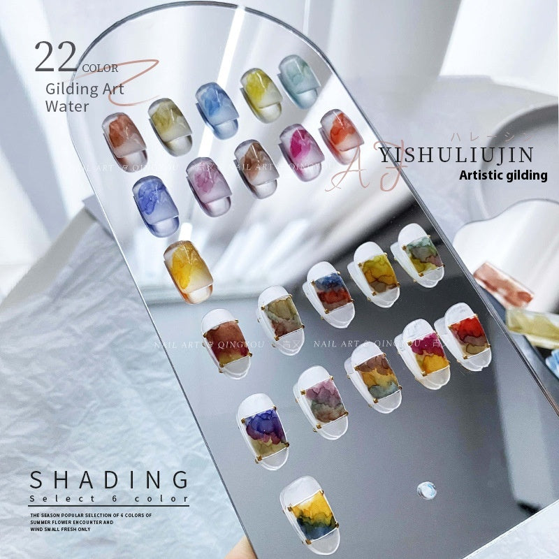Quick-drying Nail Art Watercolor Shading Fluid Pearlescent Gradient Ink White Gilding Smoke    Home Decor Supply | Online Retail | ShoreShopper.com
