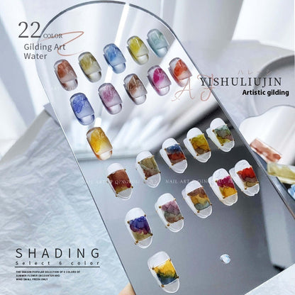 Quick-drying Nail Art Watercolor Shading Fluid Pearlescent Gradient Ink White Gilding Smoke    Home Decor Supply | Online Retail | ShoreShopper.com