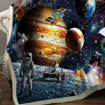 BeddingOutlet Sloth Blankets For Bed Cartoon Animal Plush Blanket Planet Star Bedding Universe Outer Space Sherpa Fleece Blanket    Home Decor Supply | Online Retail | ShoreShopper.com