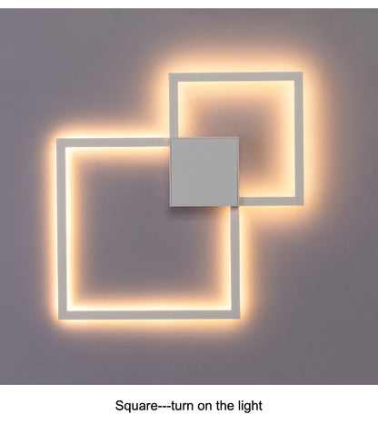Simple geometric line LED shape wall light    Home Decor Supply | Online Retail | ShoreShopper.com