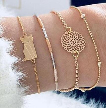 Bead Chain Bracelet Set Anklet - ShoreCo.Shop