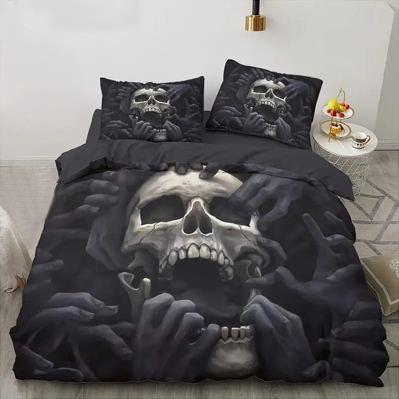 Rose Skull Printed Home Textile Bedding Suit    Home Decor Supply | Online Retail | ShoreShopper.com