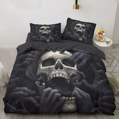 Rose Skull Printed Home Textile Bedding Suit    Home Decor Supply | Online Retail | ShoreShopper.com